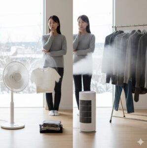 扇風機で代用できるか違いを比較